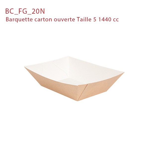 Barquette Carton Kraft - Le Bon Emballage