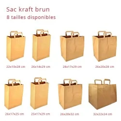 Porte Gobelets Kraft Brun - SML Food Plastic emballage alimentaire