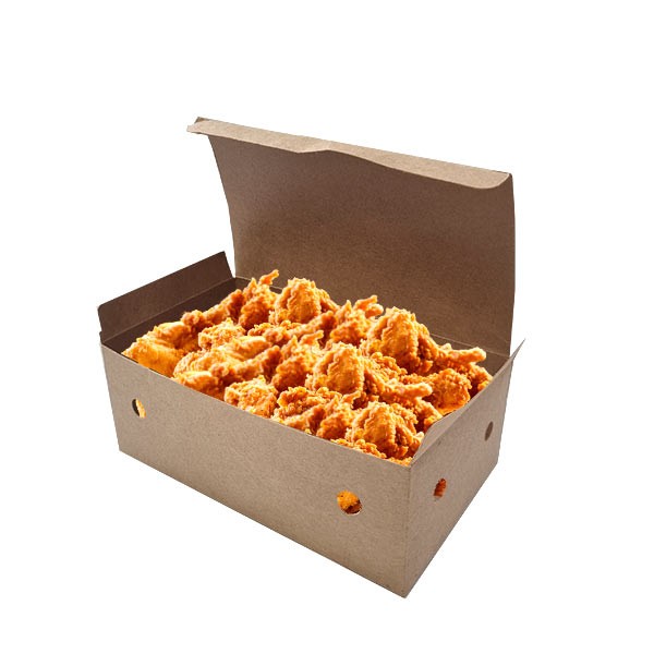 Boîte à pizza en kraft brun –   Emballages alimentaires pour  la restauration rapide.