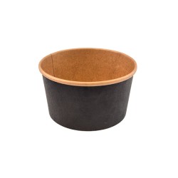 miniature Pot kraft noir 114mm