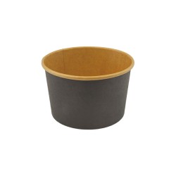 miniature Pot kraft noir 114mm