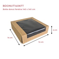 miniature Boite carton fenêtre kraft