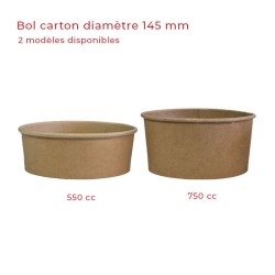 miniature Bol carton rond 145mm