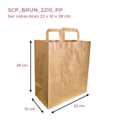 miniature Sac Kraft Papier Brun Cabas