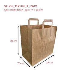 miniature Sac Kraft Papier Brun Cabas