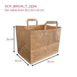 miniature Sac Kraft Papier Brun Cabas