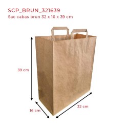 miniature Sac Kraft Papier Brun Cabas