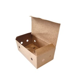 miniature Boite carton kraft chicken